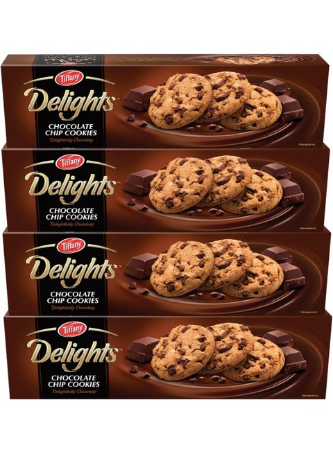 Tiffany Delights Chocolate Chip Cookies, 4x90g