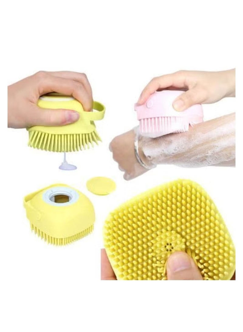 Dreamzon Silicone Bath Massage Brush Yellow - Image 2