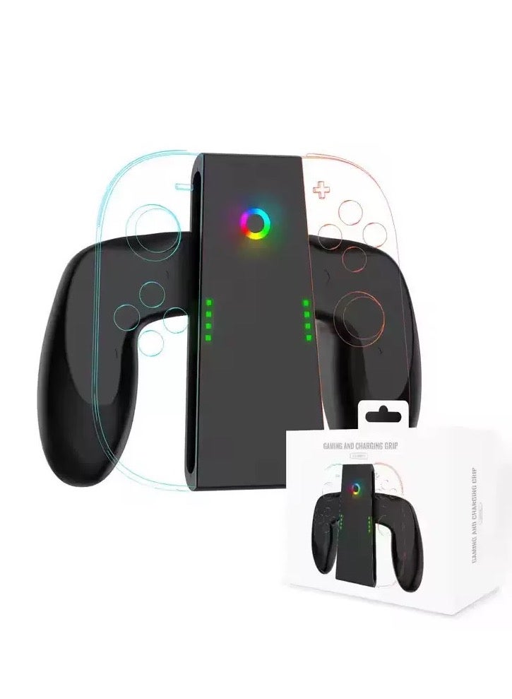 Switch 2 Charging Grip Handle for Left & Right Controllers | Rechargeable Joy-Con Holder | Gamepad Charger - Image 2