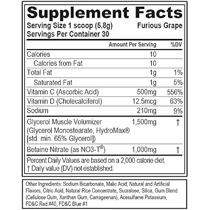 Evlution EVL PumpMode Nitric Oxide Supplement - Nitric Oxide Booster Pump Pre Workout Powder with Glycerol and Betaine for Muscle Recovery Growth and Endurance - Stim Free Pre Workout Drink (Furious Grape) - Image 2