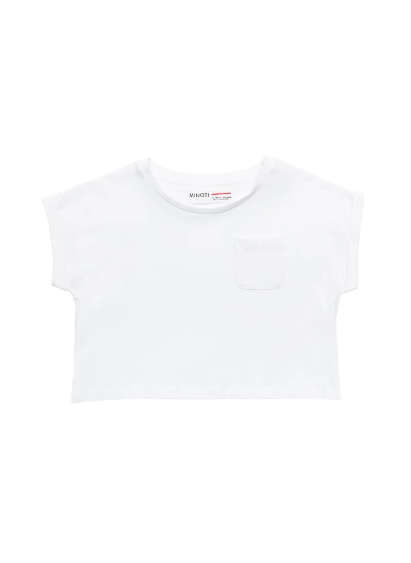 MINOTI Kids Girls T-shirt with pocket