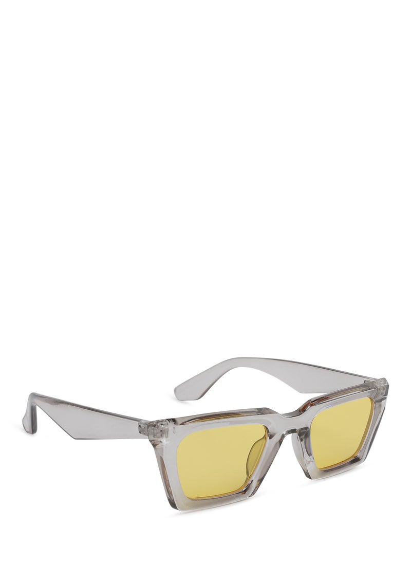 London Rag Full Rim Casual Sunglasses in Grey Yellow - Image 2