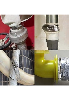 Oasisgalore Hose Clamp Stainless Steel, DIY, 7.9FT Metal strapping with Holes + 6 Fasteners,Large Adjustable Clamp for Automotive.  - Image 5