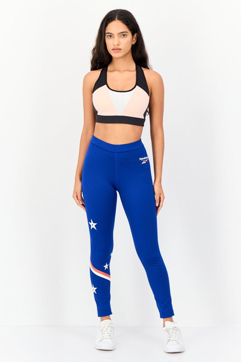 Reebok حمالة صدر رياضية للنساء مبطنة قليلاً، متعددة الألوان - Image 2