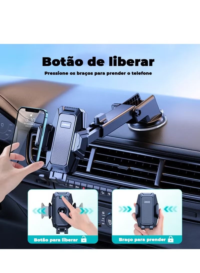 جوي روم JR-ZS285 Car Phone Holder -Dashboard- -Black black - Image 4