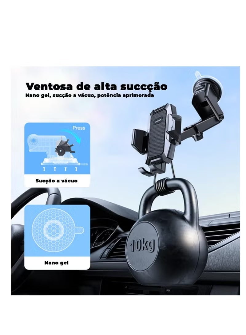 جوي روم JR-ZS285 Car Phone Holder -Dashboard- -Black black - Image 3