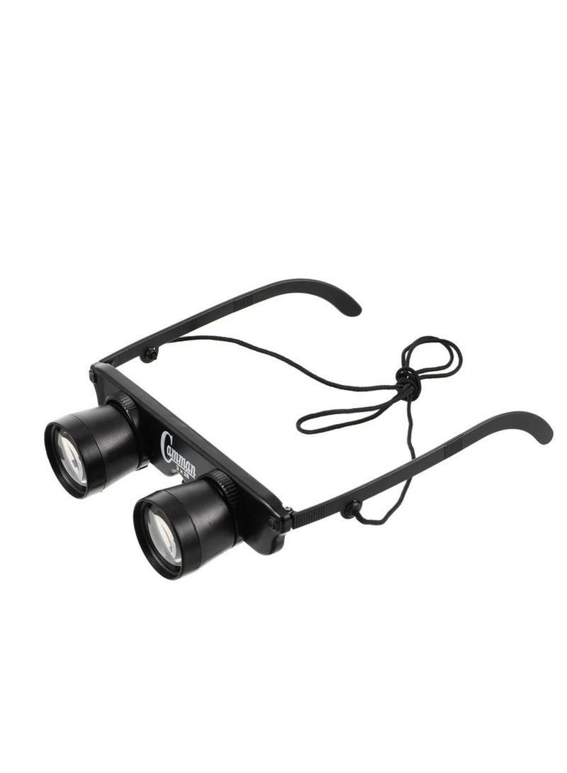 Generic Professional Hands-Free Binocular Glasses, 3 x 28 Binocular, for Fishing, Bird Watching, Travel, Sightseeing, Outdoor Sports, Concerts, Opera, TV, Hands-Free Opera Glasses for Adults Kids  - Image 1