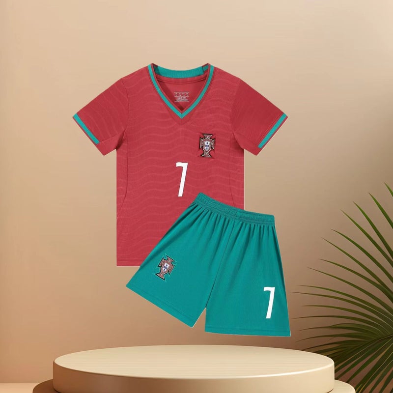 2627 World Cup Argentina football uniform, sports training uniform, outdoor service, school jersey, kindergarten baby uniform - Image 1