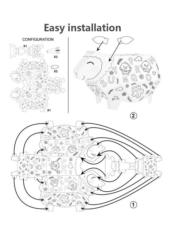 NIBEMINENT Kids Doodle Creative Drawing And Playing Toy - Image 3