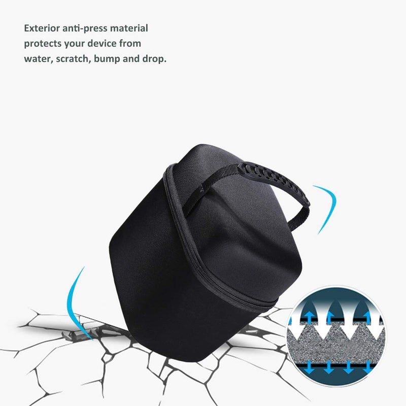 Aproca حافظة سفر صلبة من أبركا متوافقة مع جهاز العرض أنكر نيبولا مارس II برو 500 / مارس / مارس II 300 ANSI lm (أسود - نسخة جديدة) (أسود) (أسود) - Image 5