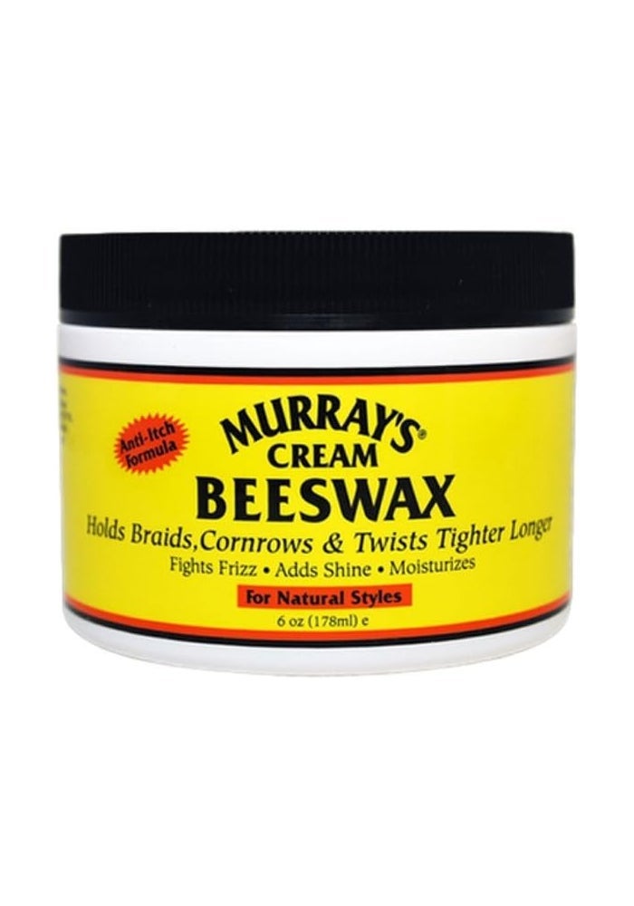 Murray's Cream Beeswax - 6 Ounce Hair Styling Wax for Natural Styles - Image 1