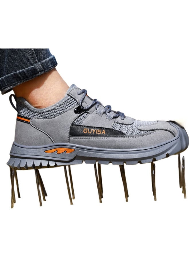 WELDON Shield Men'S Steel Toe Summer Breathable Anti-Odor Anti-Smashing Anti-Piercing Work Safety Shoes 0255T 44 - Image 3