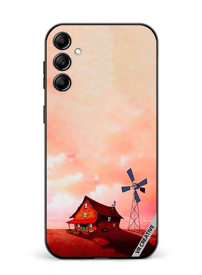 VR CREATIVE Protective Case Cover For Samsung Galaxy A34 House Design Multicolour - Image 1