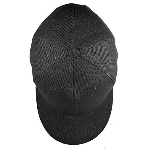TZ Promise 12 Pack Wholesale Unisex Plain Solid Color Adjustable Baseball Caps Hats (Black) - Image 3