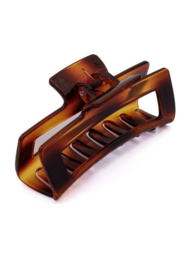 Bellefixe Premium Acetate Claw Clip Large Open Cut Tortoise - Image 3