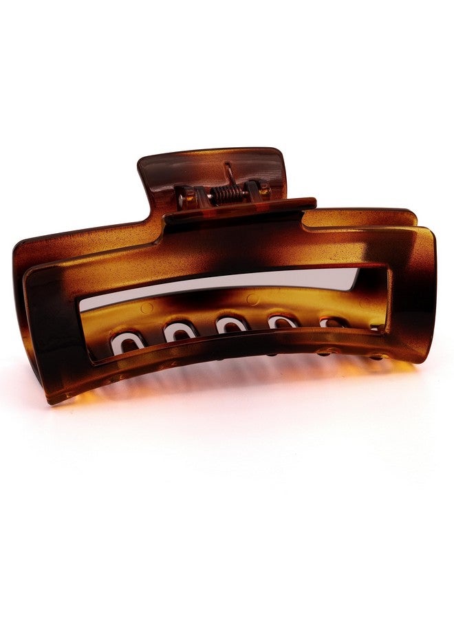 Bellefixe Premium Acetate Claw Clip Large Open Cut Tortoise - Image 2