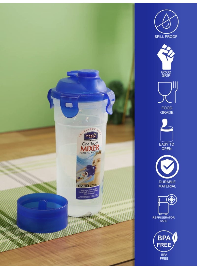 Lock & Lock HPL934N Plastic Tea Bottle with Mixer,, 1 Pc, Transparent - Image 2
