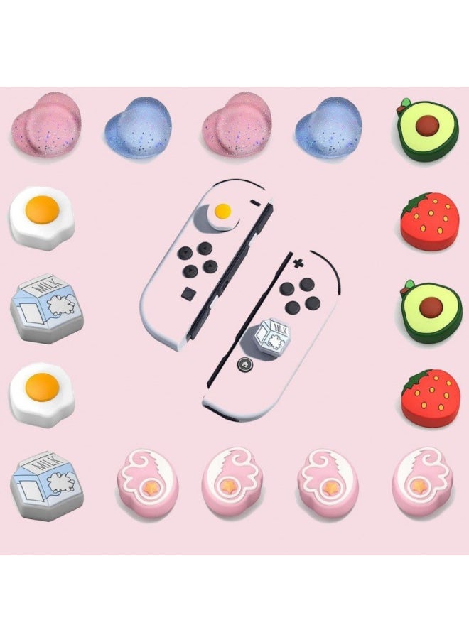 Generic - Nintendo Switch Rocker Cap Joycon Left And Right Handle Kingdom Tears Key Cap Ns Protective Cover Swich-Product Color:Default-Model:Astronaut-Space Planet * 1 Pair - Image 1