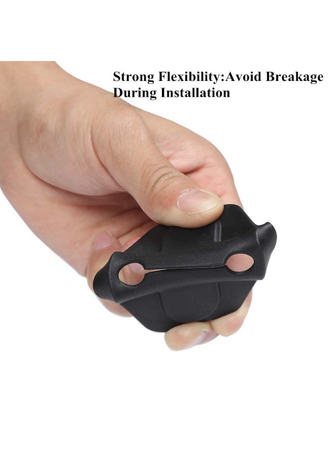 KISSUN Door Lock Decoration Cover For Jeep Wrangler JL 2018 2019 Door Lock Cover Sticker Auto Parts Accessories Black ABS For JL Black YC-JLDL-190424-15-20 - Image 5