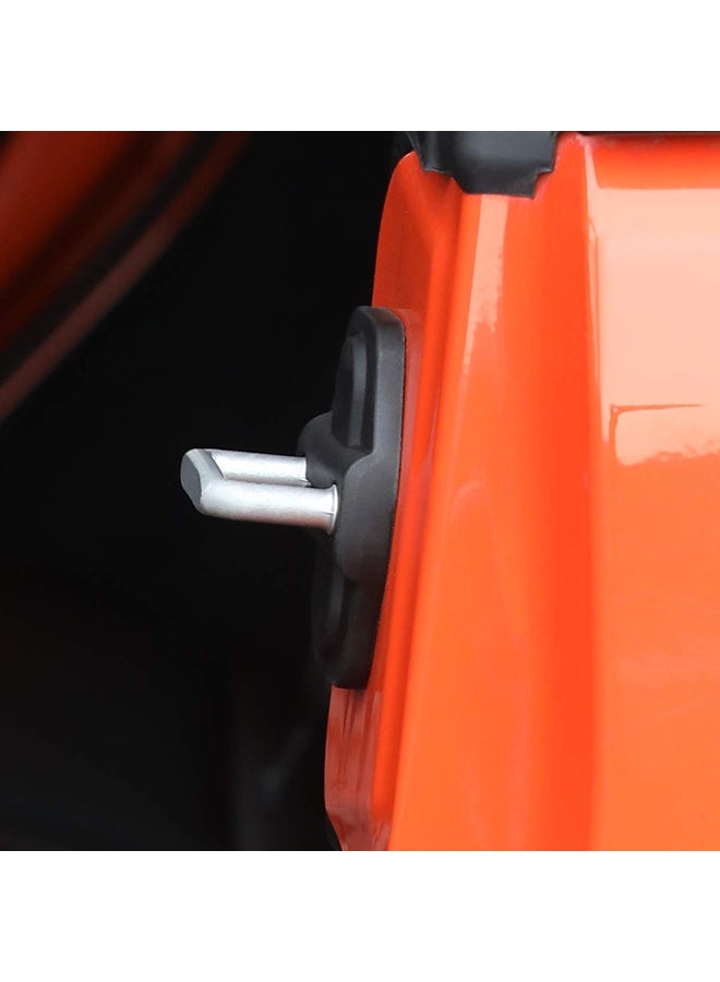 KISSUN Door Lock Decoration Cover For Jeep Wrangler JL 2018 2019 Door Lock Cover Sticker Auto Parts Accessories Black ABS For JL Black YC-JLDL-190424-15-20 - Image 3
