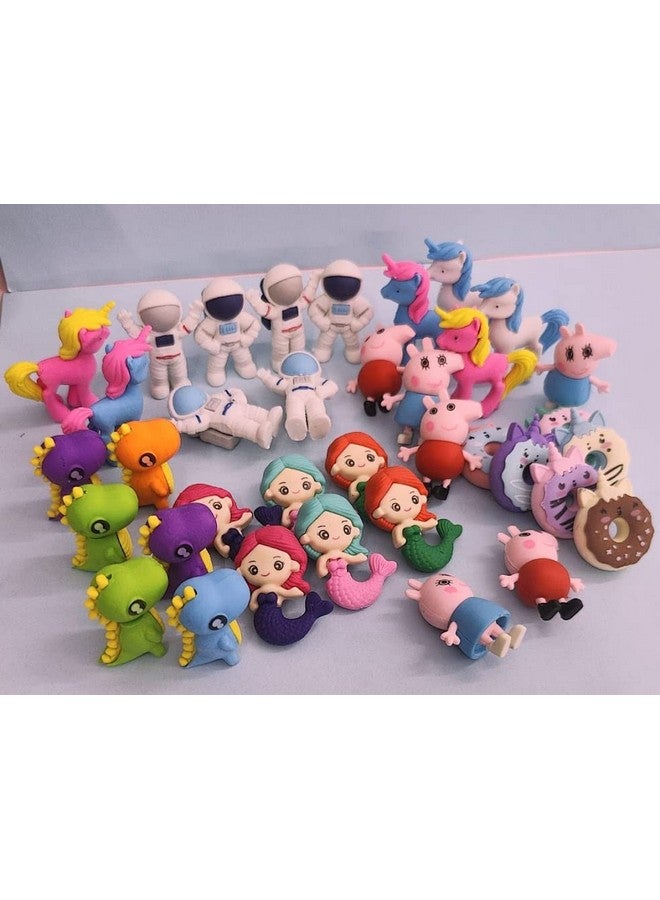 Tera13 TERA 13 Eraser for Kids (36 Pcs) Cartoon Theme Eraser for Kids Eraser Set for Kids Eraser for School Stationary for Kids Return Gifts Eraser for Kids - Image 4