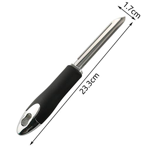 Tegg Jalapeno Corer Stainless Steel Pepper Chili Corer Zucchini Cucumber Vegetable Eggplant With Serrated Edge - Image 5