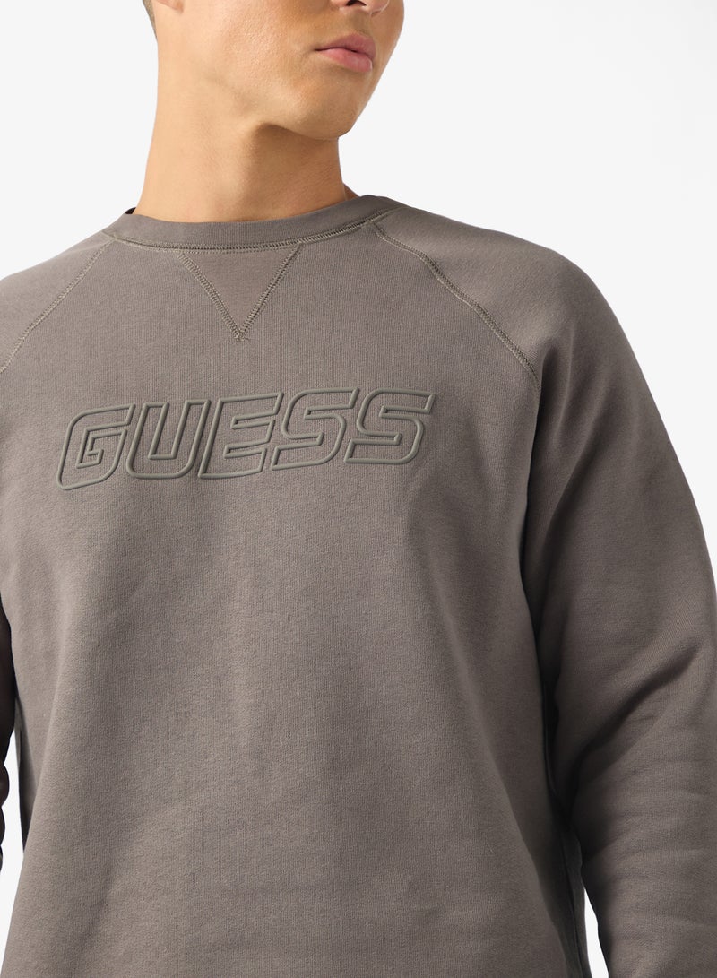 GUESS Aldwin Crew Neck Sweatshirt - Image 3