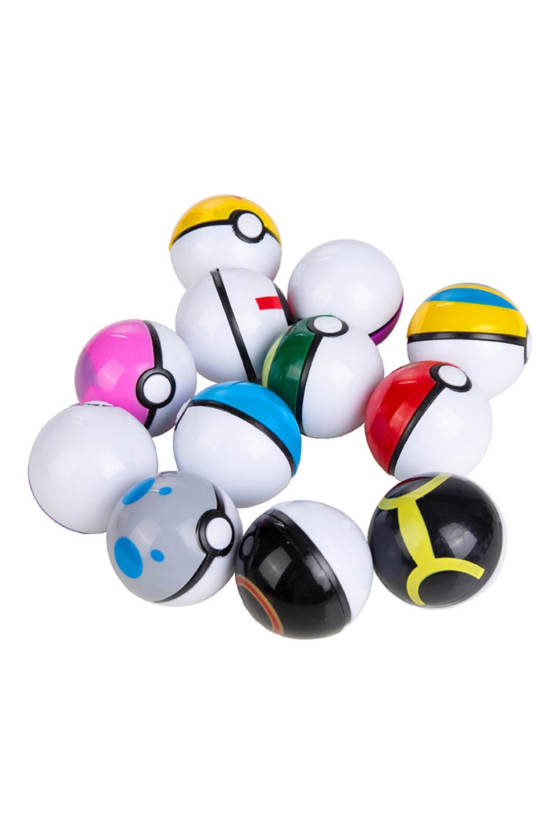 مجموعة من 12 قطعة من مجسمات بوكيمون بوكيبول بيكاتشو في أكياس OPP