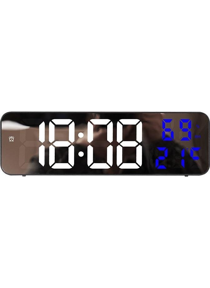 Valkyrie Humidity Meter LED Wall and Table Alarm Clock Navy Blue  - Image 1