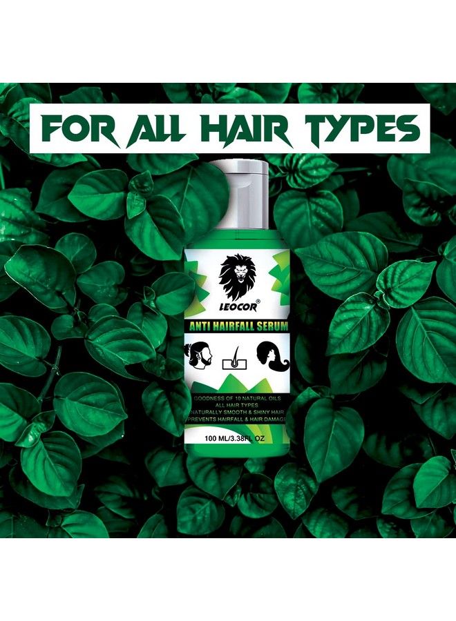 Leocor Hair Serum For Silky & Smooth Hair Tames Frizzy Hairfor Strong Tangle Free & Frizzfree Hair 100 Ml - Image 3