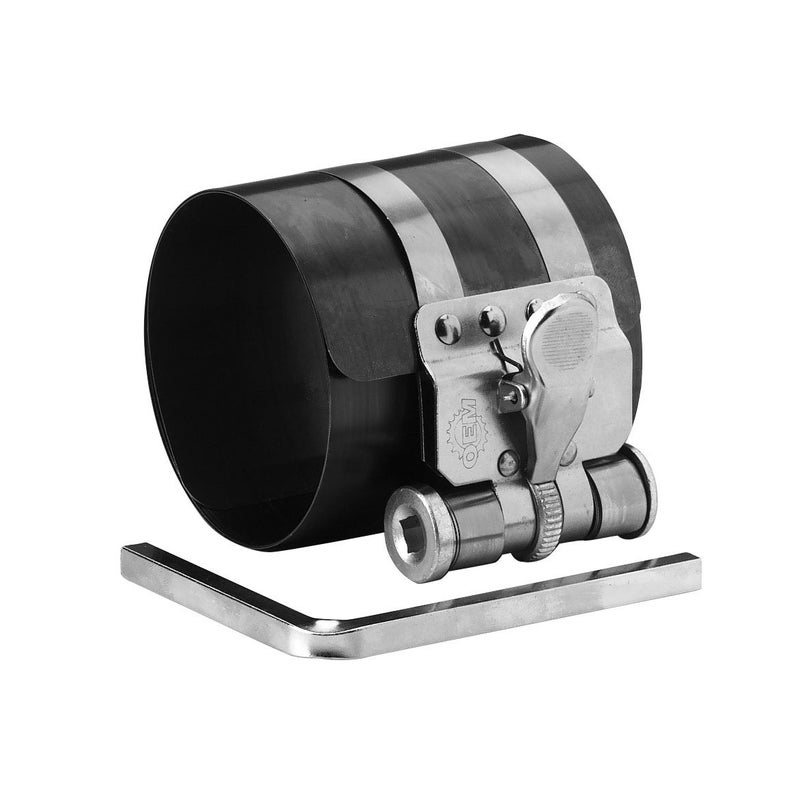 OEMTOOLS 25039 Piston Ring Compressor 3 12 Inch to 7 Inch Essential for Safe and Efficient Piston Installation HighGrade Spring Steel Includes 14 Inch Drive Adjuster - Image 2