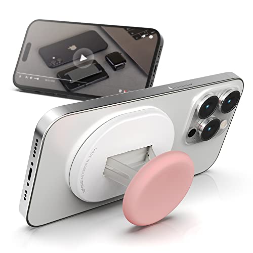 Sinjimoru Magnetic Phone Grip, Magnetic Phone Holder Compatible with MagSafe Stand, Ensuring Finger Comfort for iPhone 16 15 14 13 12, M-Mini Tok Black - Image 3