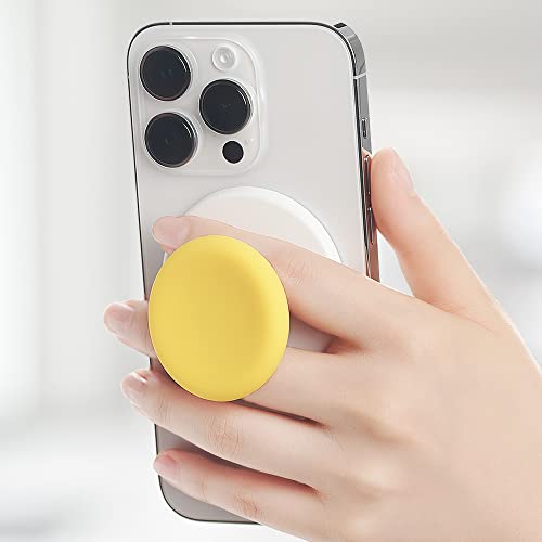 Sinjimoru Magnetic Phone Grip, Magnetic Phone Holder Compatible with MagSafe Stand, Ensuring Finger Comfort for iPhone 16 15 14 13 12, M-Mini Tok Black - Image 2