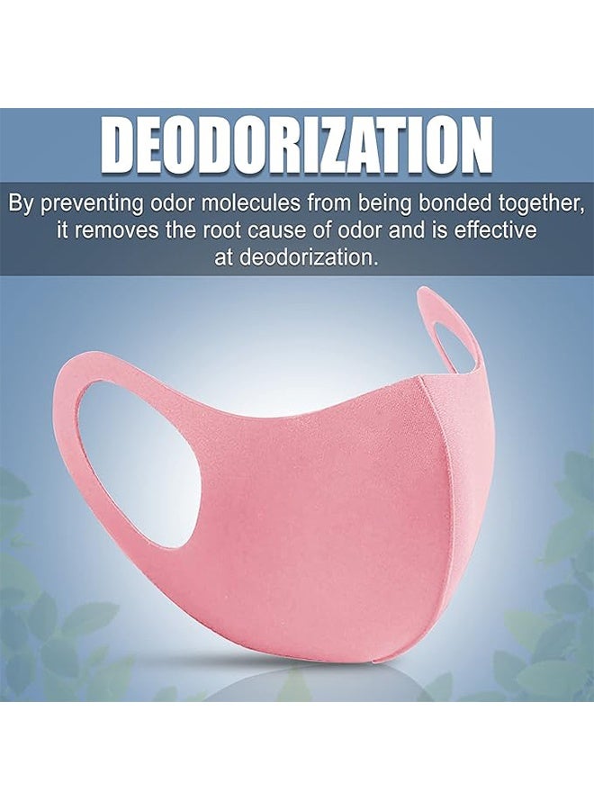 عبوة من 15 كمامة قماشية قابلة لإعادة الاستخدام، حجم كبير، قابلة للغسل، تسمح بمرور الهواء، توفر الحماية من الأشعة فوق البنفسجية، والحماية من الغبار وحبوب اللقاح، ناعمة على البشرة، مناسبة للجنسين، متوفرة باللون الأسود، والوردي الداكن، والأزرق، والرمادي، والرمادي الحجري. - Image 3