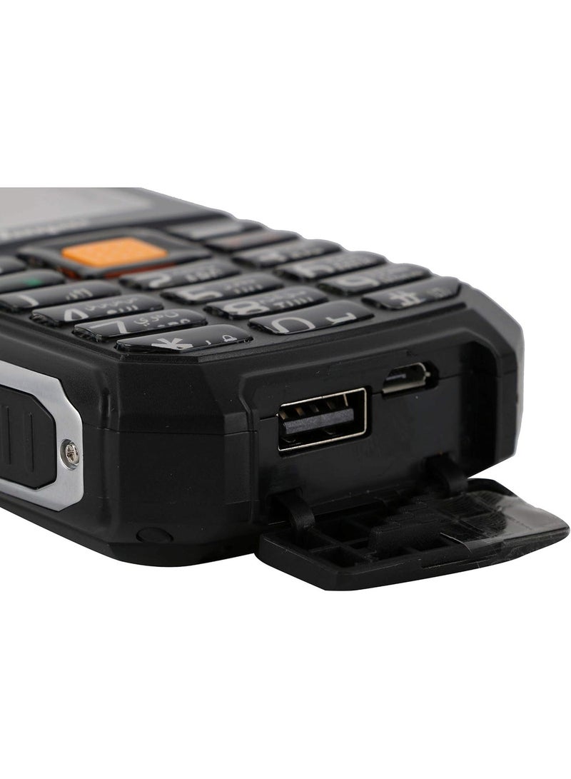 Hope K19 is a rugged phone with essential features: a 2.4-inch high-resolution display, a long-lasting 22,000 mAh battery, support for 4 SIM cards, and Bluetooth connectivity. It’s a classic and reliable rugged phone. - Image 3