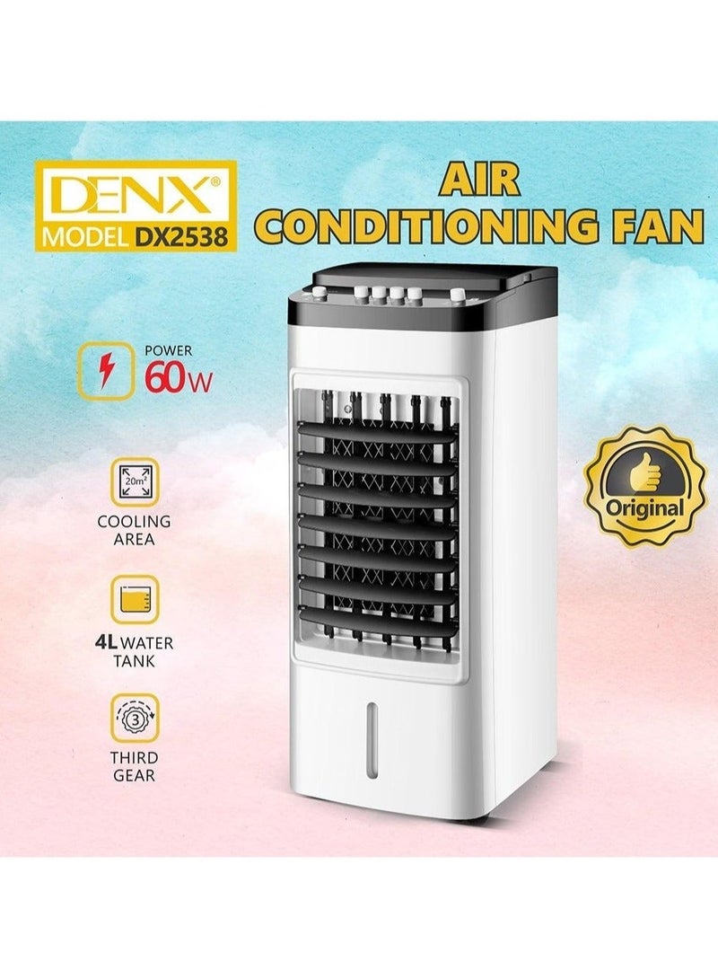Denx Multifunctional portable desert air conditioner with a 4-liter tank capacity and three different speeds for humidifying - Image 2