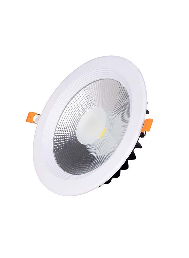 DANUBE HOME Milano Illumina Led Downlight White Body Ceiling Light Recessed Lighting Fixture for Bathroom Toilet Kitchen Commercial Lights 30W White - Image 2