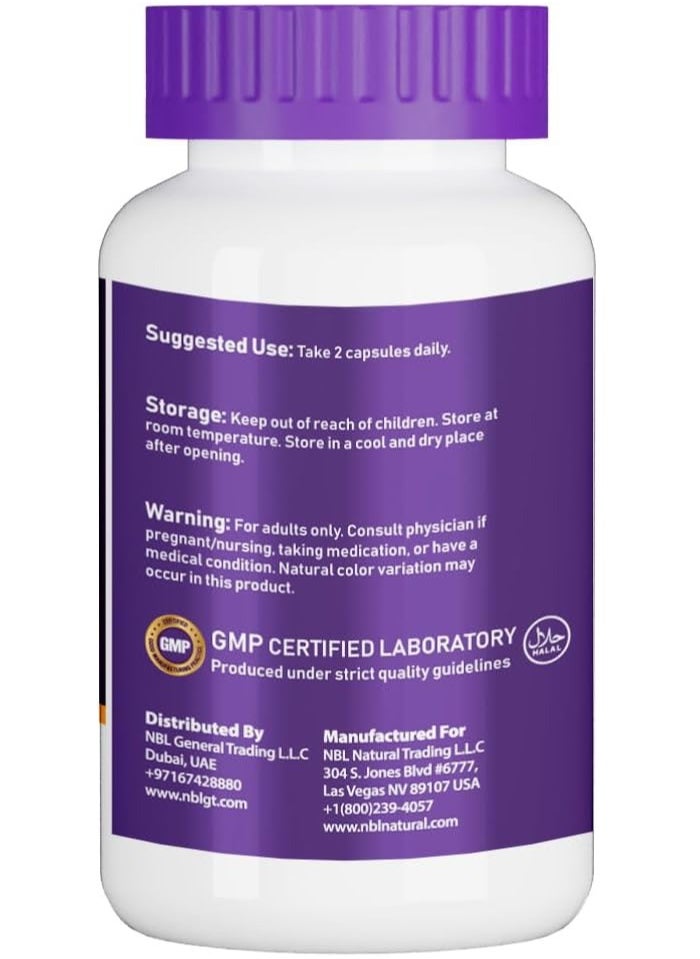 NBL Natural Organic Spirulina 1000mg, Super Green Whole Food Supplement - Double Strength 1000 mg, 120 Tablets  - Image 3