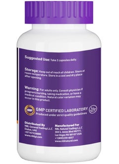 NBL Natural Organic Spirulina 1000mg, Super Green Whole Food Supplement - Double Strength 1000 mg, 120 Tablets  - Image 3