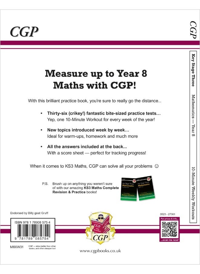 KS3 Maths 10-Minute Weekly Workouts - Year 8  - Image 2