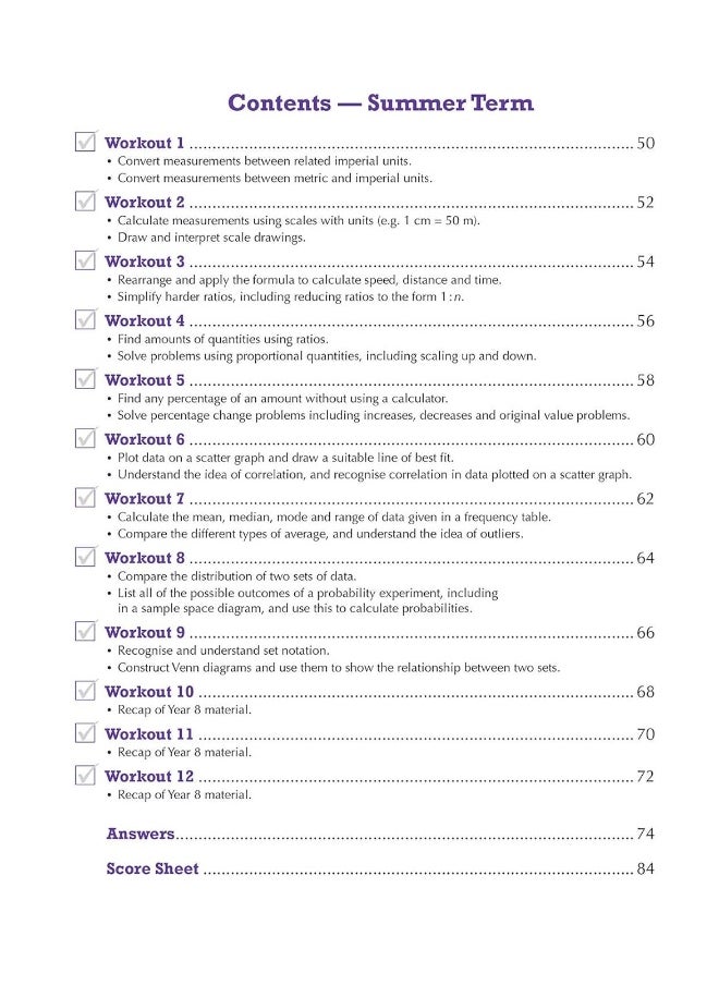 KS3 Maths 10-Minute Weekly Workouts - Year 8  - Image 5