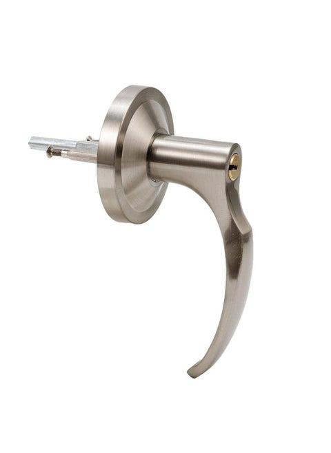 Lock With Handle For Panic Bar Panic Door Push Bar Panic Exit Device With Exterior Lever Heavy Duty Entry Lever Door Handle Set Exit Or Emergency Door Handle
