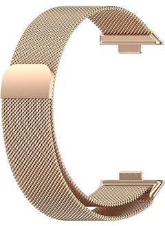Dexmon Huawei Watch Fit 3 Compatible 22MM Stainless Steel Magnetic Metal Mesh Sweat-proof Flexible Luxury Strap  - Image 4