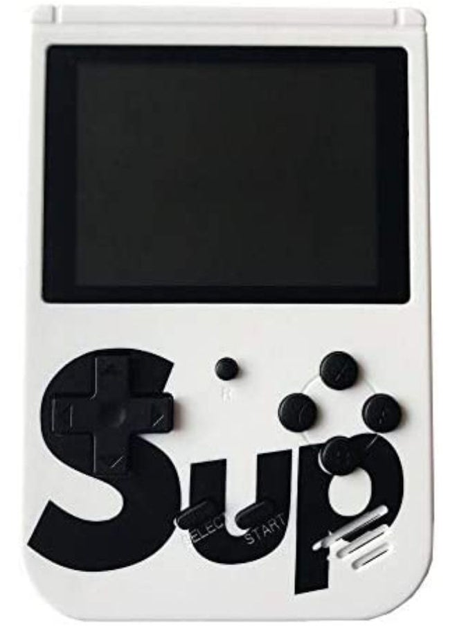 SUP 400 In 1 Game Box Console Classic Games Hand Held Gamepad Color Screen Mario Super Mario DR Mario Contra Games - WHITE  - Image 1