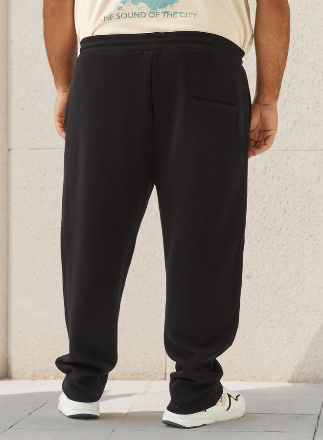 سبلاش فيڤ بنطلون رياضي مقاس كبير بخصر مرن مناسب عادي - Image 3