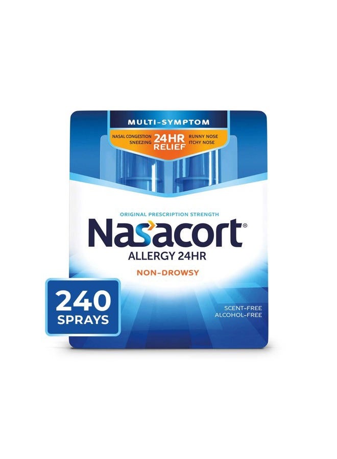 Nasacort Nasal Spray, 240 Count (16.9 ml or 0.57.oz) - Image 1