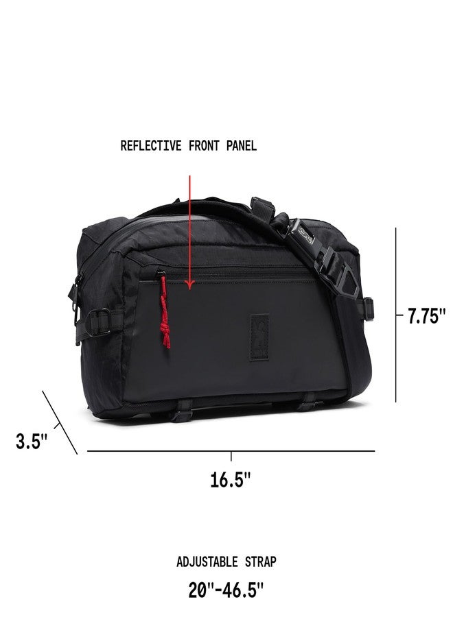 كروم حقيبة كتف كاديت من كروم إندستريز - حقيبة كروس بودي للنساء والرجال مع مشبك سريع الفتح - 9 لتر، أسود XRF - Image 2