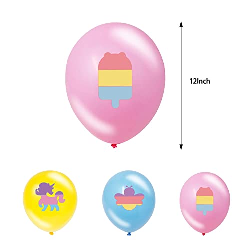 Festiko®34 PCS Birthday Party Decorations for Pop Toys,Birthday Party Supplies for Pop Push Included Pop Cake Toppers, Cupcake Toppers, Balloons, Banner, Pop Game Theme Party Favor Pack Set for Kids - Image 4