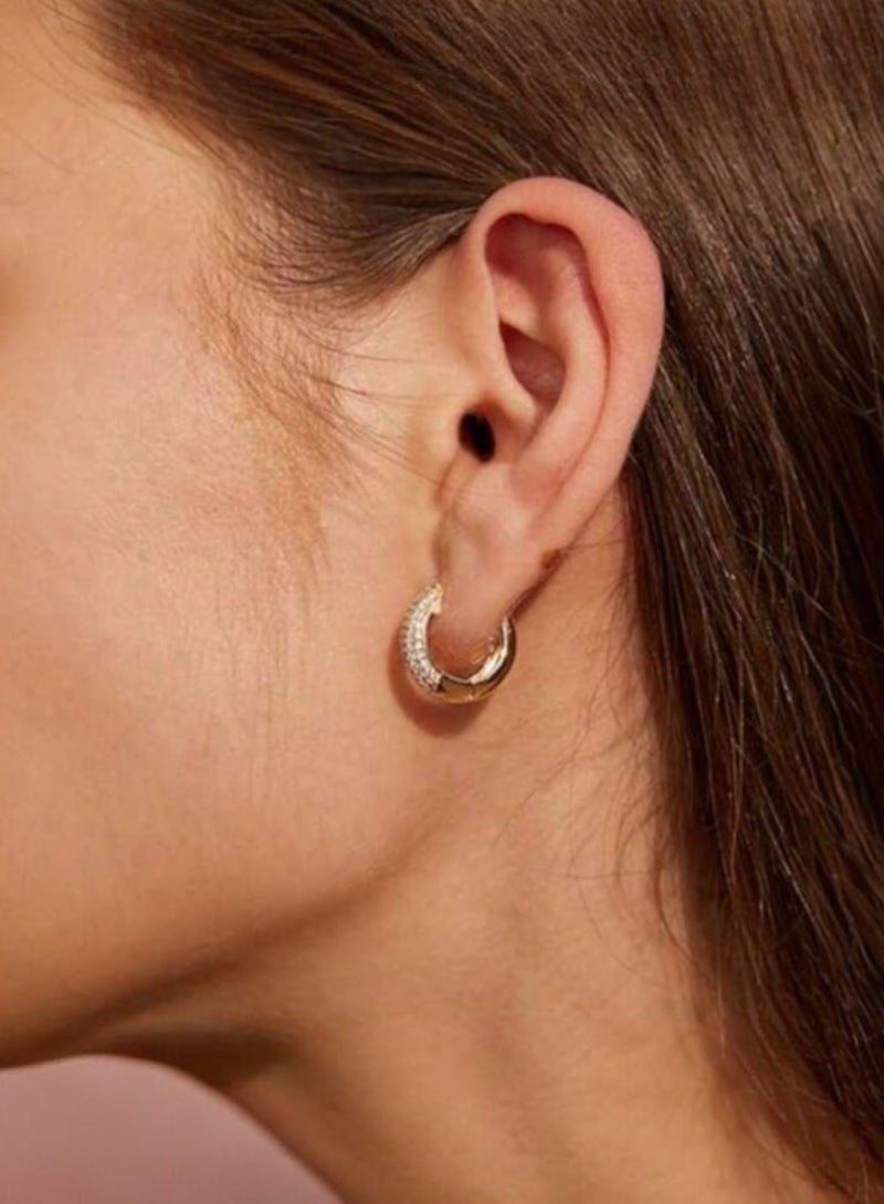 Elegance Trendy & High Quality Gold Plated Earrings For Women - Image 2