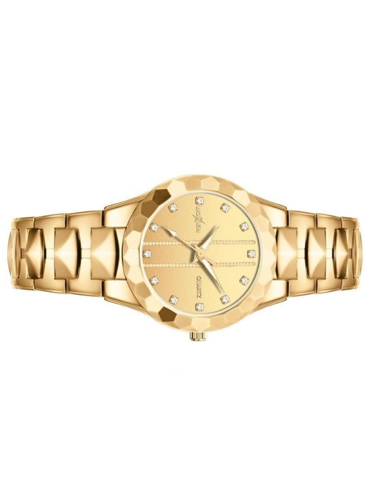 بوكسر ساعة بوكسر BX-073-6 الفاخرة للرجال من الفولاذ المقاوم للصدأ - تصميم كلاسيكي أنيق، حزام متين، مقاومة للماء - Image 2